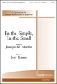 In the Simple, In the Small SATB choral sheet music cover